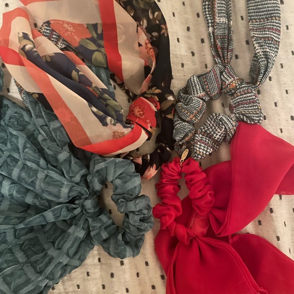 Anthropologie Accessories - Bow scrunchies from Anthropologie